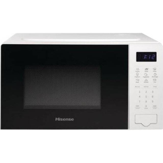 Hisense H20MOWS4UK 20 Litre 26cm High, Freestanding Small Standard Microwave Oven - White