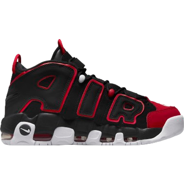 Nike Air More Uptempo Red Toe AIR 'Red Toe' FD0274-001 - Black/Black-Red-White