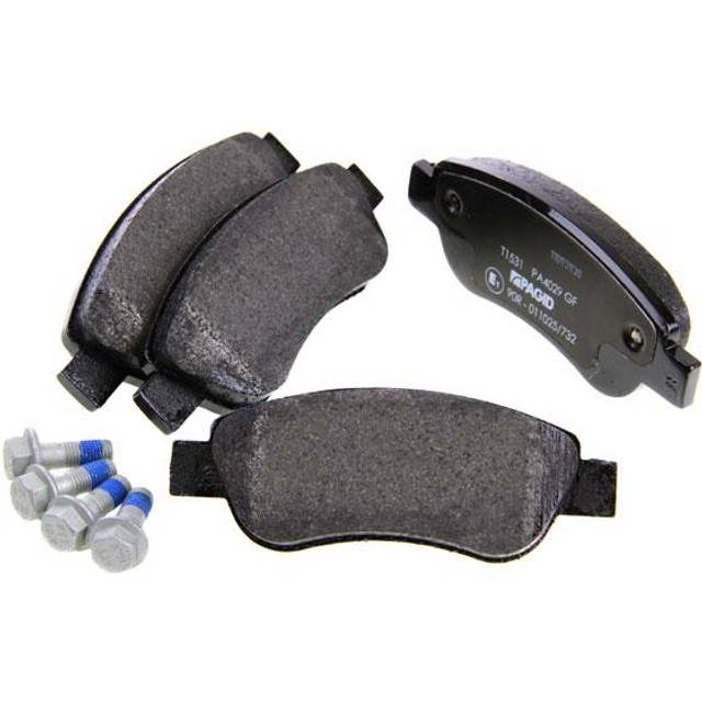 Front brake pad set 4x pads not fitted wear indicator braking - pagid t1531