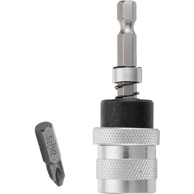 (A: 1 X Magnetic Nut Driver Adapter + 1 X PH2 Screwdriver Bit;) 70mm Quick Release Bit Screwdriver Bit Frame Drill Screwdriver Quick-switch Lever Head