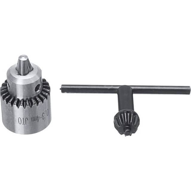 (B) Keyless Drill Chuck Screwdriver Impact Driver Converter Adaptor Hex Shank Kit