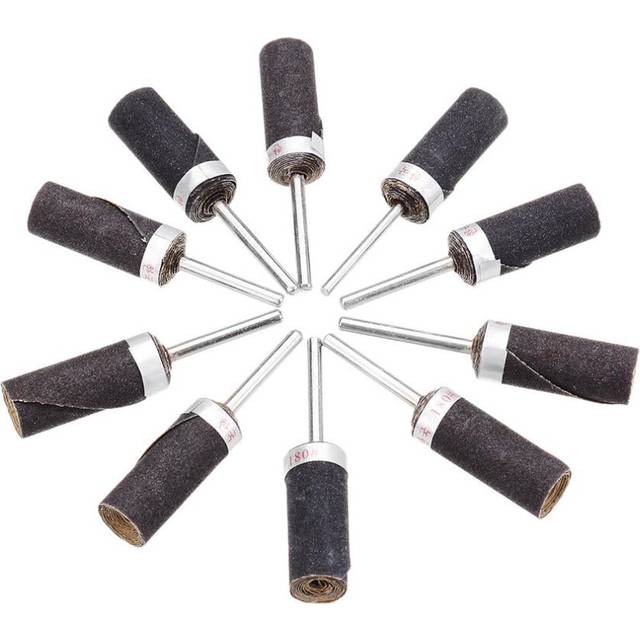 (180#) 10pcs 180-5000 Grit 3mm Long Sandpaper Water-resistant Abrasive Sandpaper