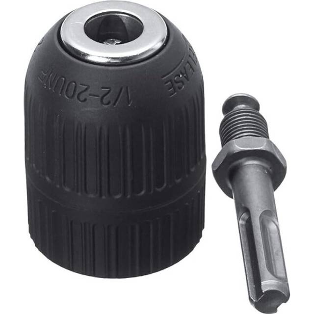 (H) Keyless Drill Chuck Screwdriver Impact Driver Converter Adaptor Hex Shank Kit