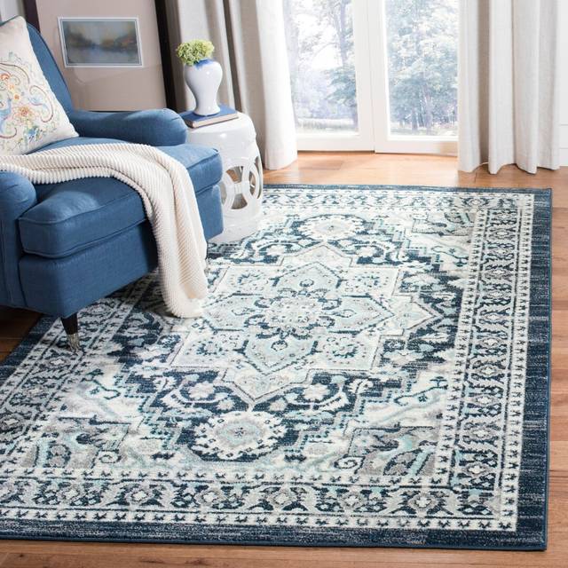 Plymouth Adelmo Turquoise Rug (Rectangle 90 x 150cm)