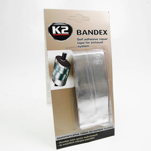 K2 bandex exhaust repair tape - 1 metre 1m seals minor exhaust leaks