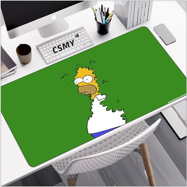 (a-HC005696 200x250x2mm) Large Mouse Pad Simpsons-s Gamer Pc Desk Protector Gaming Accessories Keyboard Mat Deskmat Mousepad Mats Anime Mause Pads Car