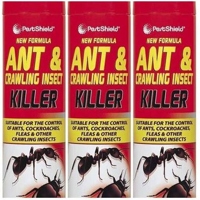 PestShield Ant & Crawling Insect Killer Spray Can 300ml (Pack of 3)