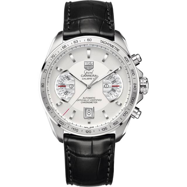 TAG Heuer Watch Grand Carrera Chronograph Calibre 17 - Silver