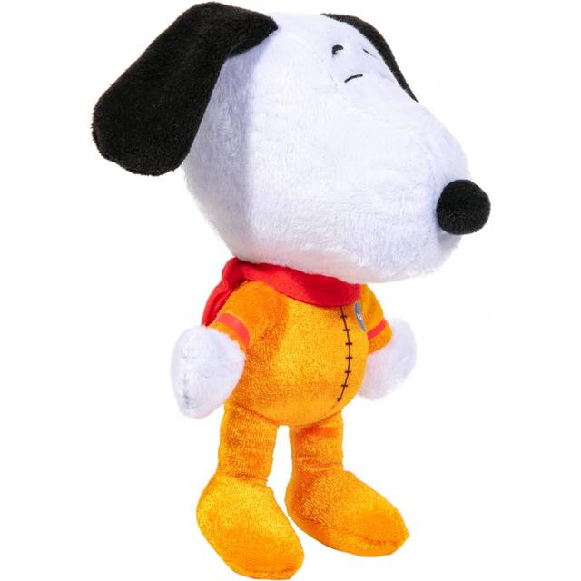 JINX Official Peanuts Collectible Plush Snoopy  Excellent Plushie Toy for Toddlers & Preschool  Orange NASA Astronaut Snoopy