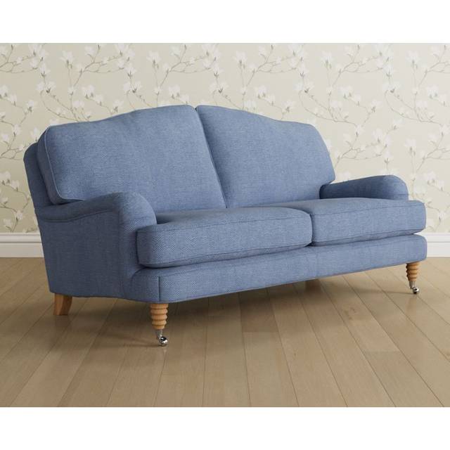 Laura Ashley Lynden Medium 2 Seater Sofa, Oak Leg
