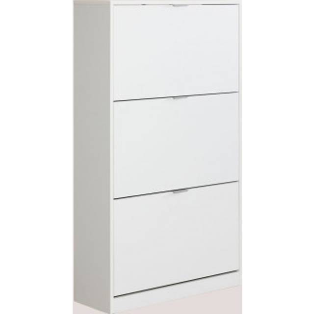Wooden Shoe Rack Allai Colors White Sklum