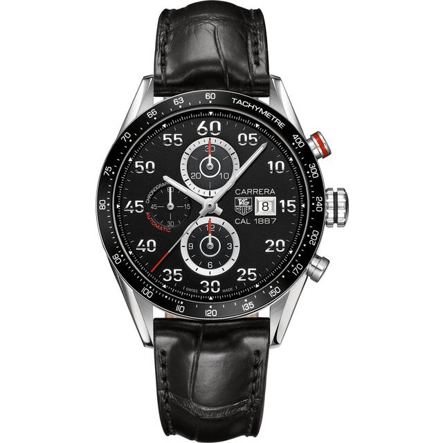 TAG Heuer Watch Carrera Chronograph Calibre 1887 D - Black