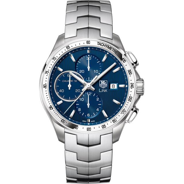 TAG Heuer Watch Link Automatic Chronograph - Blue