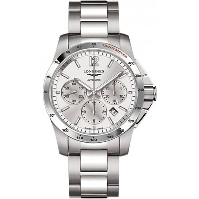 Longines Watch Conquest Mens - Silver