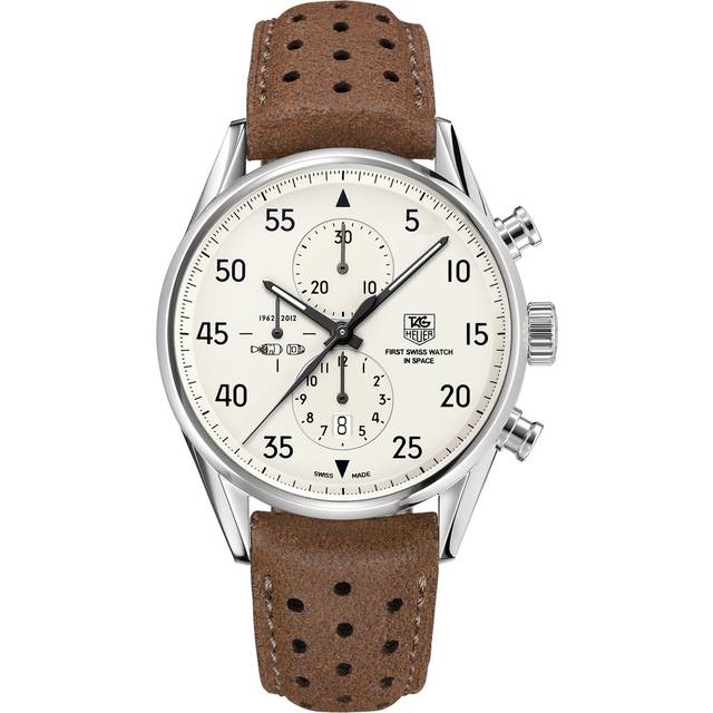 TAG Heuer Watch Carrera Calibre 1887 Chronograph SpaceX Limited Edition D - Silver