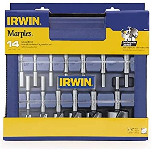 Marples Forstner Bit Set Wood Drill Bits Made of Carbon Steel Ideal for Fine Woodworking Cabinetmaking and more 14 Pieces 1966893