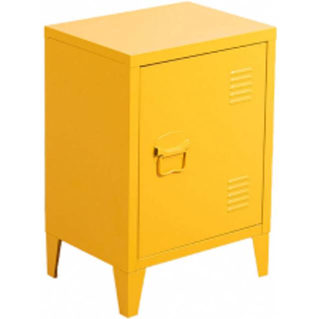 Pohpli Metal Locker Nightstand Yellow Curry Sklum
