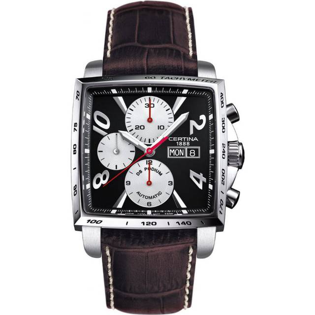 Certina Watch DS Podium Square Chrono Automatic - Black