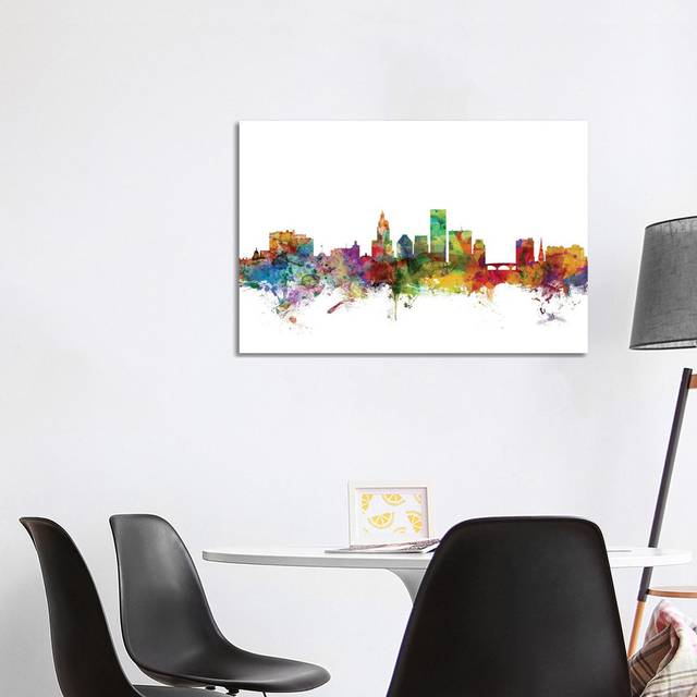 Adelaide, Australia Skyline by Michael Tompsett - Wrapped Canvas Art Prints (101.6 cm H x 66.04 cm W x 1.91 cm D)