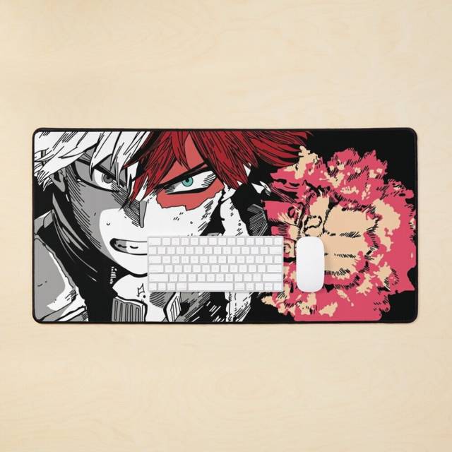 Desk Mat Half-Cold / Half-Hot Large Gaming Mouse Pad 35x16 inch