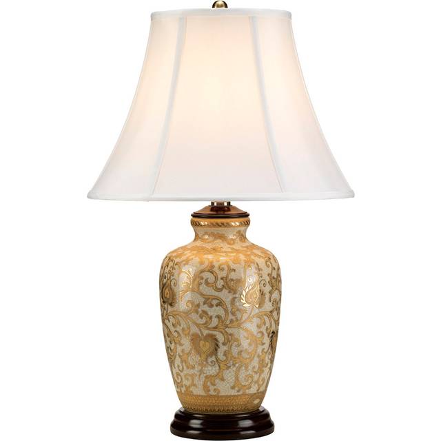 Chasteen 60cm Bedside Table Lamp - Gold (60cm H X 38cm W X 38cm D)