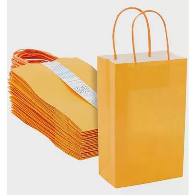 BLUE PANDA 25 Pack Small Gift Bags with Handles for Party Favors  Gift