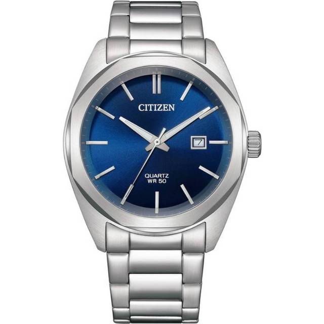 Citizen Men's Blue Dial Stainless Steel Bracelet Watch