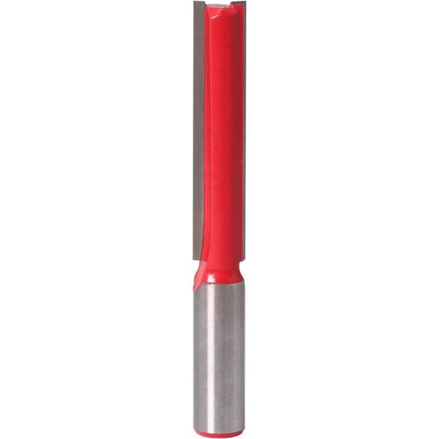 "(Red 12.7x12.7x76.2mm) 1/2 Inch Shank Extra Long Straight Router Bit 3"" Blade 1/2"" Cutting Flush Trimming Milling Cutter for Wood Woodworking Tools"