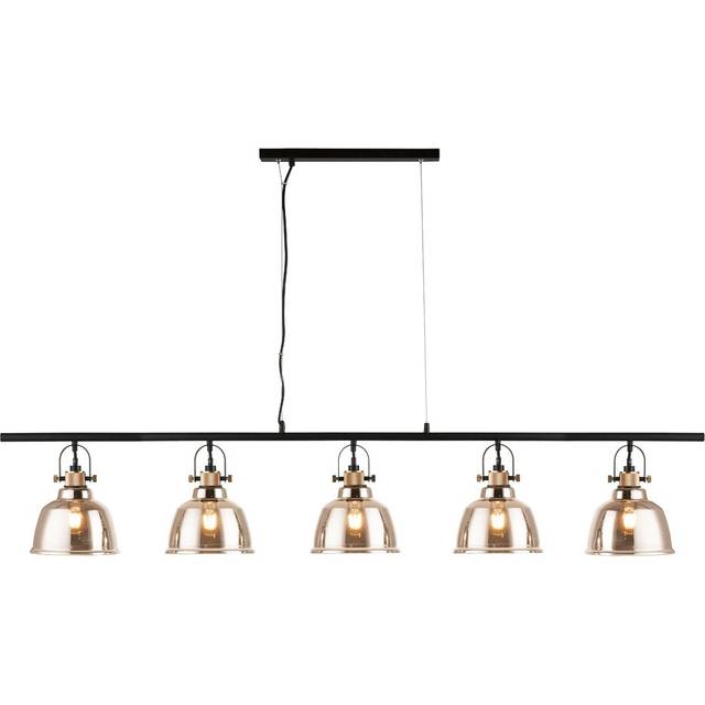 Clintwood 5 - Light Kitchen Island Pendant - Gold (27cm H X 160cm W X 20cm D)