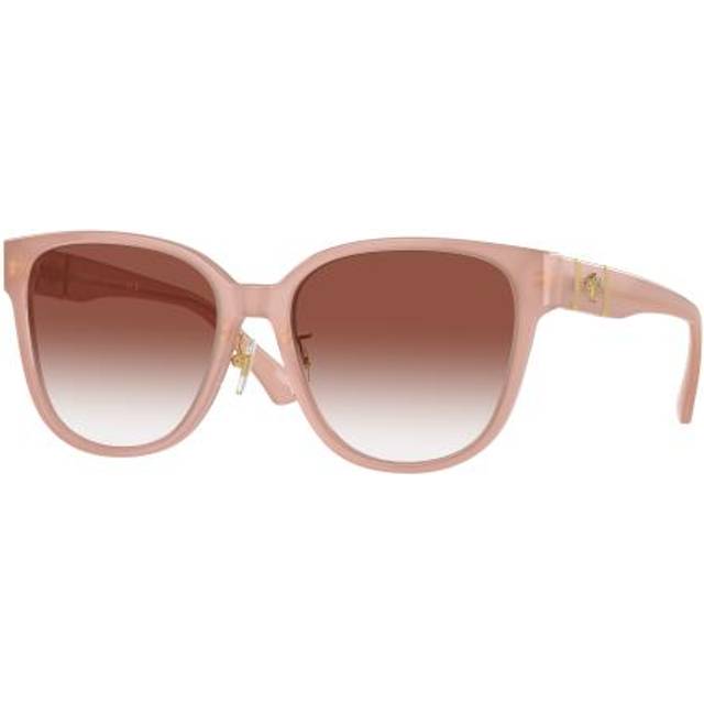 Versace Clear Gradient Red Square Ladies Sunglasses VE4460D 5394V0 57 (Dimension: 7.0000x4.0000x3.0000 inches)