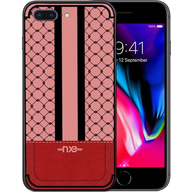 NXE iPhone 7 Plus,8 Plus Skal med ett exklusivt motiv - Röd