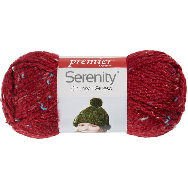 Premier Serenity Chunky Tweed Yarn-Claret DN900-2