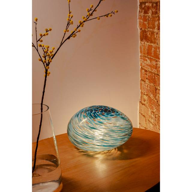 Baisden 20Cm Table Lamp - Ancient Turquoise (20cm H X 28cm W X 28cm D)