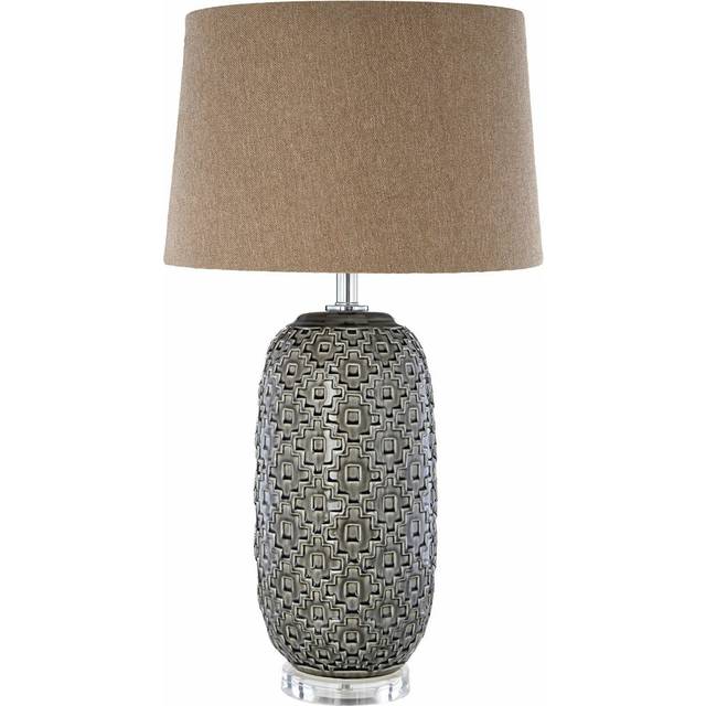 Benjamin 75cm Table Lamp - Grey (75cm H X 43cm W X 43cm D)