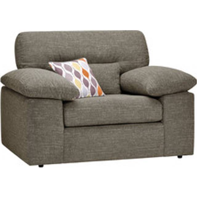 Taupe Fabric Sofas - Armchair - Morgan Sectional Sofas Range - Oak Furnitureland