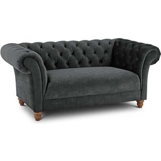 Steel Fabric Sofas - 2 Seater Sofa - Montgomery Range - Oak Furnitureland