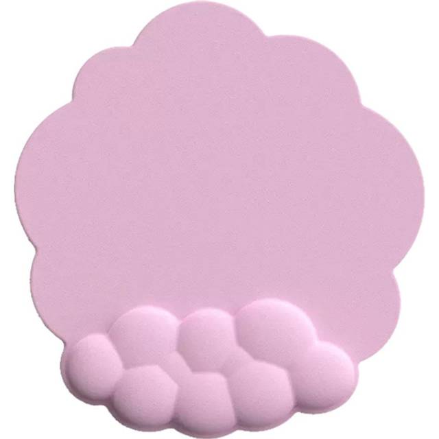 Musmatta i Konstläder med Ergonomiskt Handledsstöd 25 x 26 cm - Pink