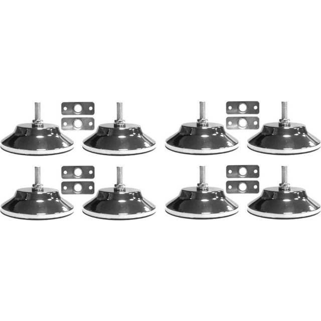 8 PCS Billiard/ Leg Levelers 5 Inch Metal Game Table Leg Levelers Heavy Duty Leveling Feets for