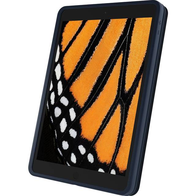 Logitech Rugged Combo 3 Touch for Education - Tangentbord och foliefodral - med pekdyna - Apple Smart connector - QWERTY - hela norden - klassisk blå - universitet - för Apple 10.2-inch iPad (7:e generation, 8:e generation, 9:e generation)