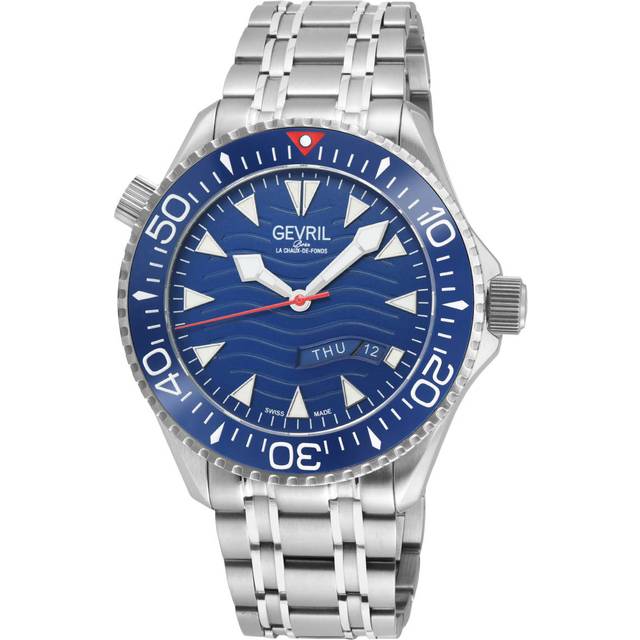 Hudson Yards 48832B Swiss Automatic 3 Hands, SW200 Movement Tungsten Ring, Damascus Steel Dial Watch - Grey - One Size