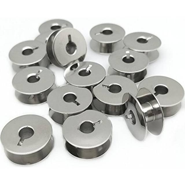 "YEQIN 20 pk""""""""L"""""""" Metal Bobbins for Sewing Machine Alphasew Bernina Brother Riccar Baby Lock +More (55623S) - (SA159) - (H12413002)"