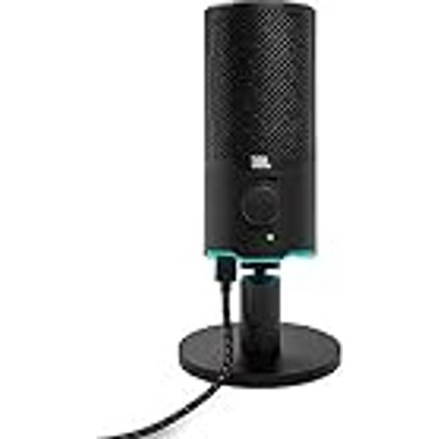 JBL Quantum Stream USB-mikrofon - Gjord för streaming, nspelning och spel med enkel ljudavstängning, volymkontroll och universell montering