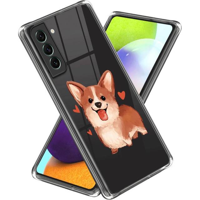 Samsung Galaxy S24+ (Plus) Flexibelt Plast Skal med Motiv - Corgi