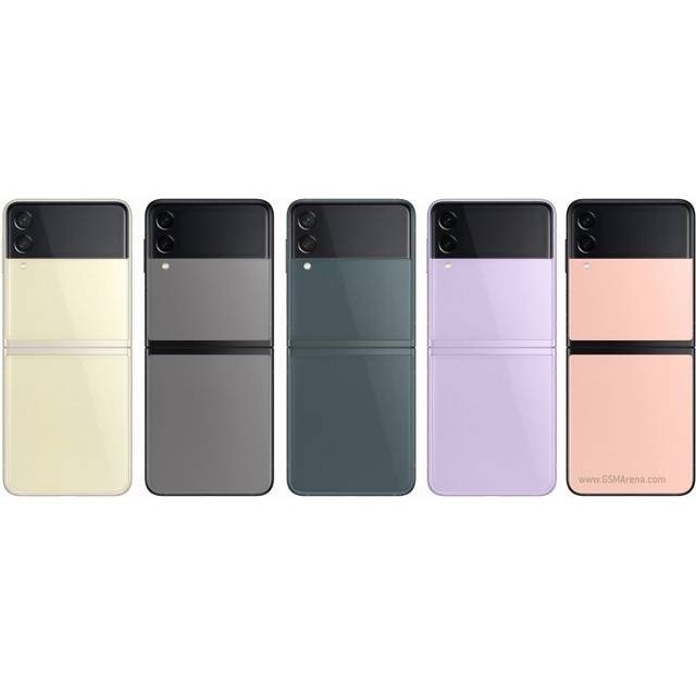 (Cream) Samsung Galaxy Z Flip3 5G Single SIM | 128GB | 8GB RAM
