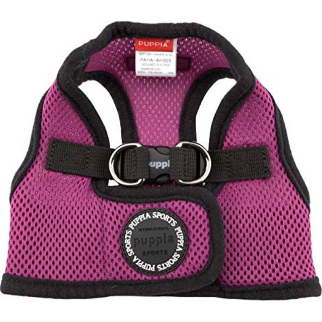 (S, Purple) Puppia Soft Vest Dog Harness B