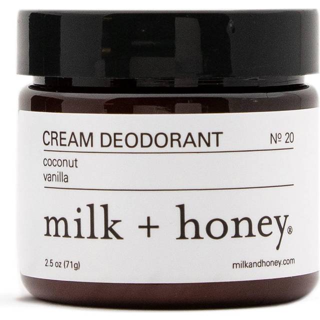milk + honey Aluminum Free  cream Deodorant  No 20  with coconut  and