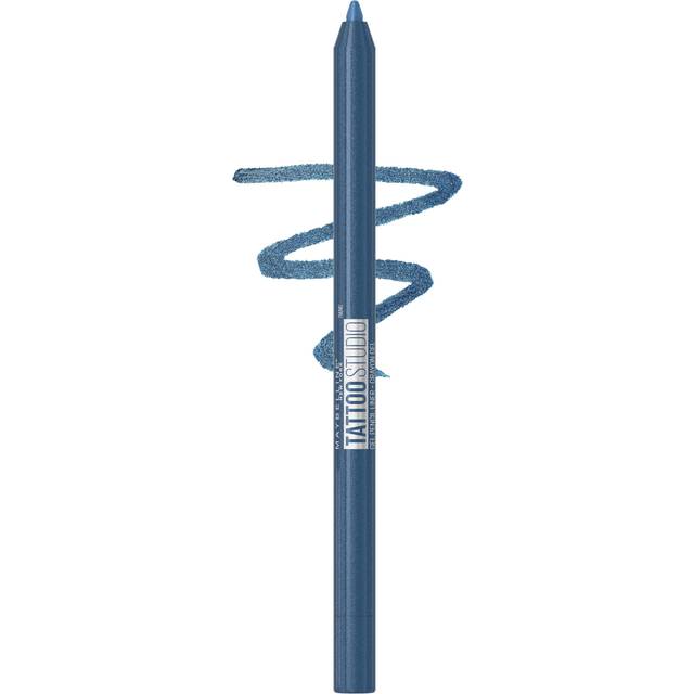 MAYBELLINE Tattoo Studio Sharpenable Eyeliner Pencil  36 Hour Wear  Waterproof  Navy Bling  1 Count