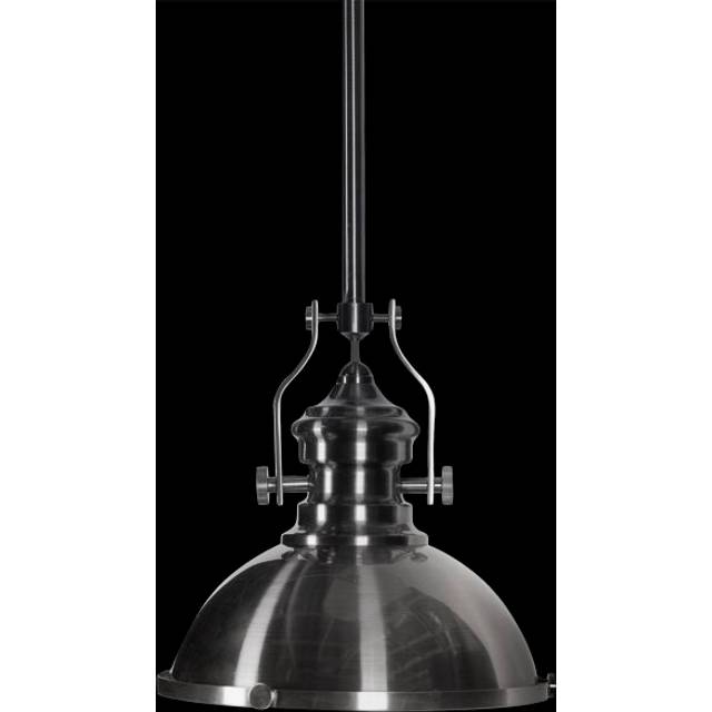 Mayfair 1-Light Dome Pendant - Chrome (114cm H X 33cm W X 33cm D)
