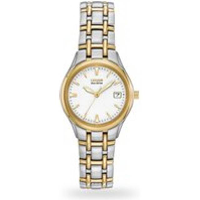 Citizen Eco-Drive Silhouette Ladies' Two Tone Bracelet Watch