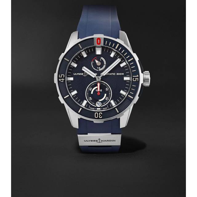 Ulysse Nardin - Diver Chronometer Automatic 42mm Stainless Steel and Rubber Watch, Ref. No. 1183-170-3/93 - Men - Black